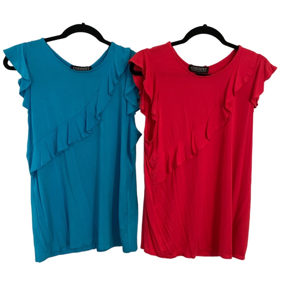 Context flutter sleeve top bundle